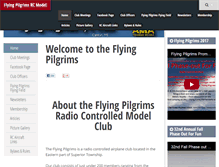 Tablet Screenshot of flyingpilgrims.com